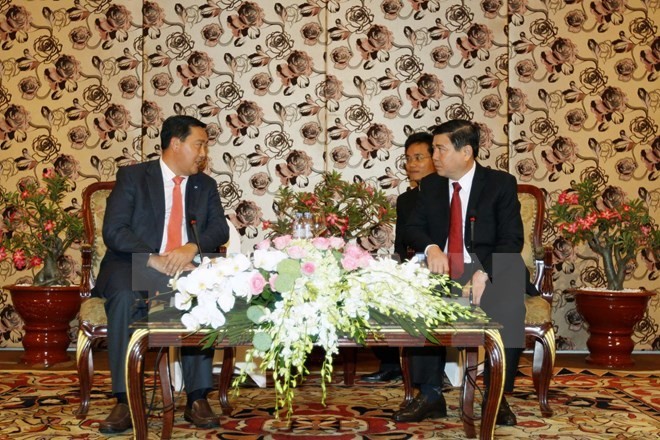 HCM City leader receives Cambodian People’s Party delegation - ảnh 1